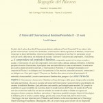 Convegno Nazionale su SUID, ALTE SIDS - Bagaglio del Ritorno